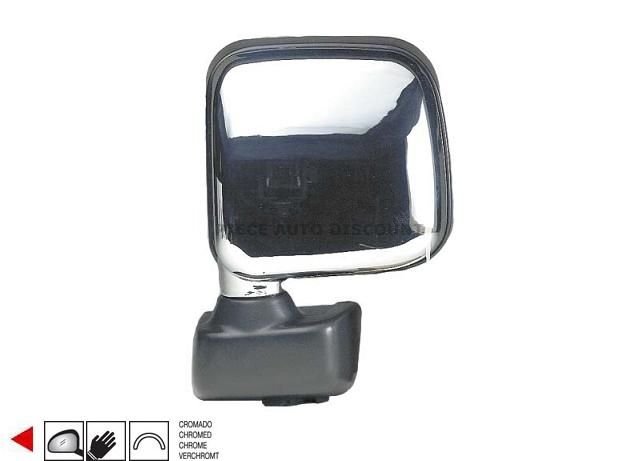Accéder à la pièce Rétroviseur gauche manuel chromé