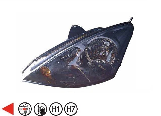 Accéder à la pièce Phare gauche H1+H7 [Noir]