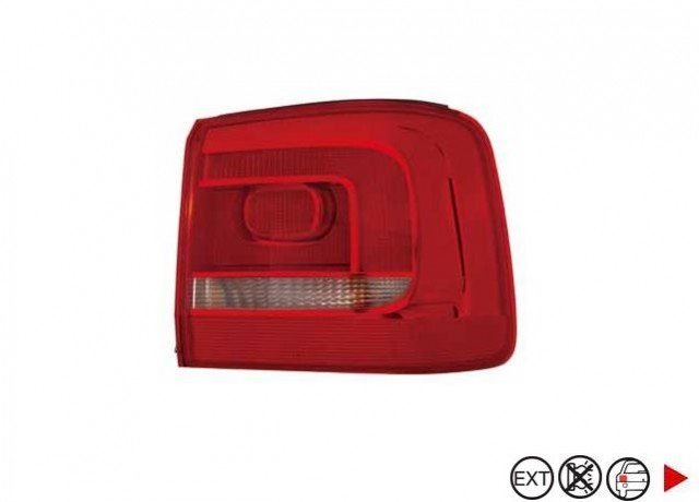 Accéder à la pièce Feu arrière droit [Rouge] Extérieur