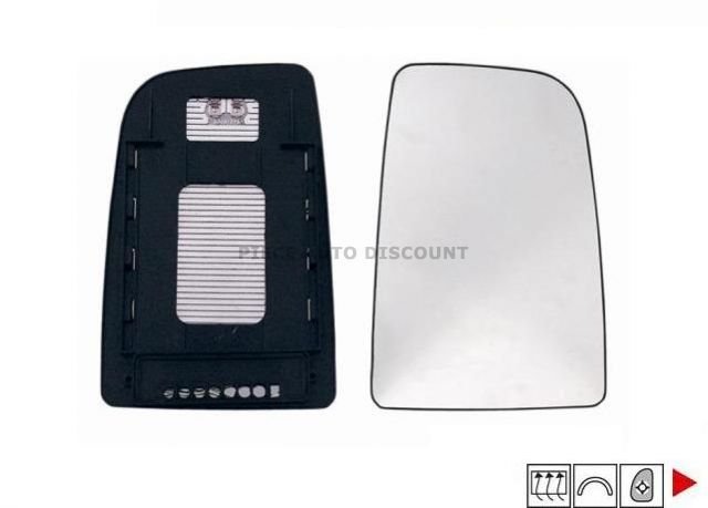 Accéder à la pièce Glace + support carré rétroviseur droit chauffant [Grande] ->2010