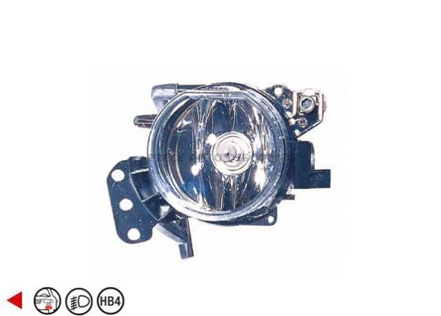 Accéder à la pièce Projecteur anti-brouillard gauche HB4 [Rond]