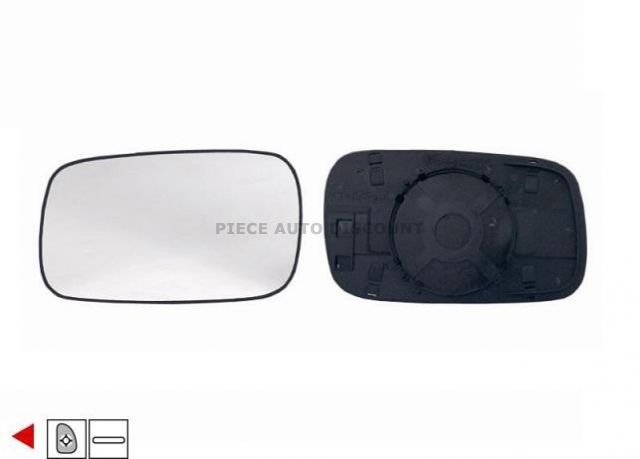 Accéder à la pièce Glace + support rétroviseur gauche