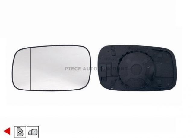 Accéder à la pièce Glace + support rétroviseur gauche [grand angle]