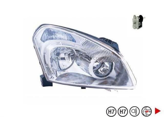 Accéder à la pièce Phare droit électrique + moteur H7+H7