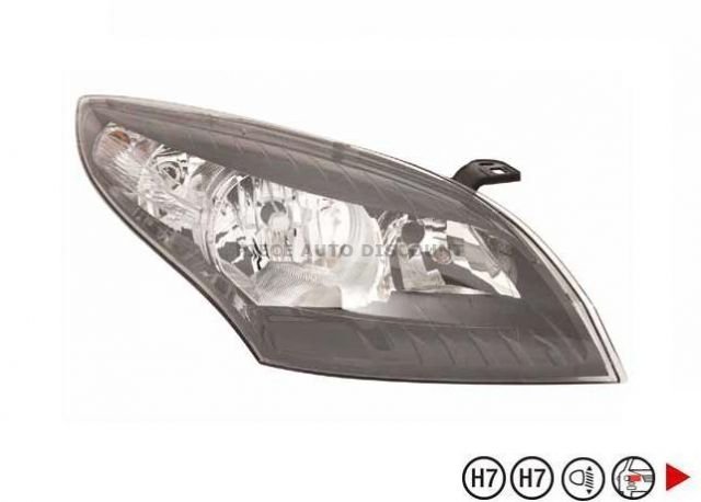 Accéder à la pièce Phare droit H7+H7 [Noir]