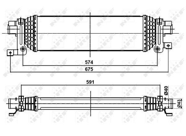 Accéder à la pièce Refroidisseur échangeur air turbo 1.4L CD