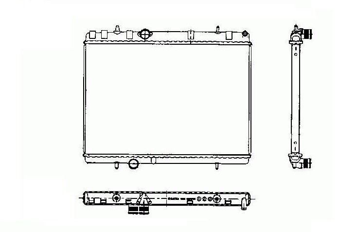 Radiateur 1.6L Hdi CITROEN XSARA PICASSO  pour CITROEN XSARA PICASSO Radiateur 1.6L Hdi CITROEN XSARA PICASSO  pour CITROEN XSARA PICASSO