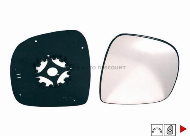 Accéder à la pièce Glace + support rétroviseur droit [Vito/Viano]