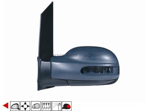 Accéder à la pièce Rétroviseur gauche électrique, chauffant à peindre [grand angle] [Viano]