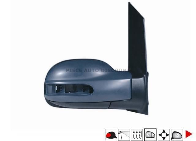 Accéder à la pièce Rétroviseur droit électrique, chauffant à peindre + feu [grand angle] [Viano]