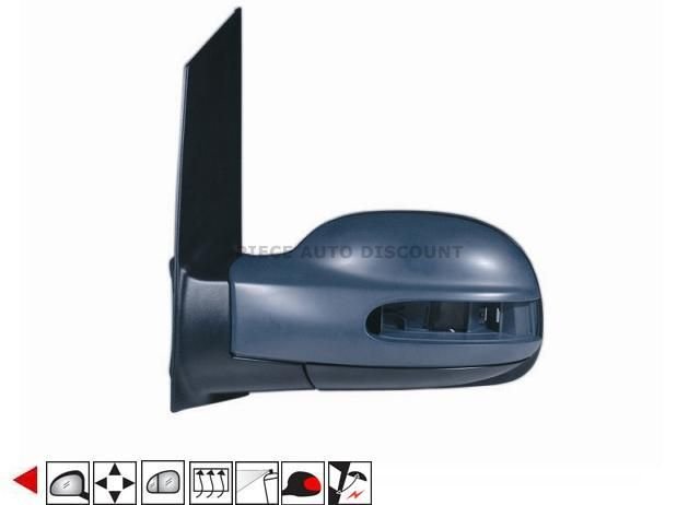 Accéder à la pièce Rétroviseur gauche électrique, chauffant, rabattable  à peindre [grand angle] [Viano]