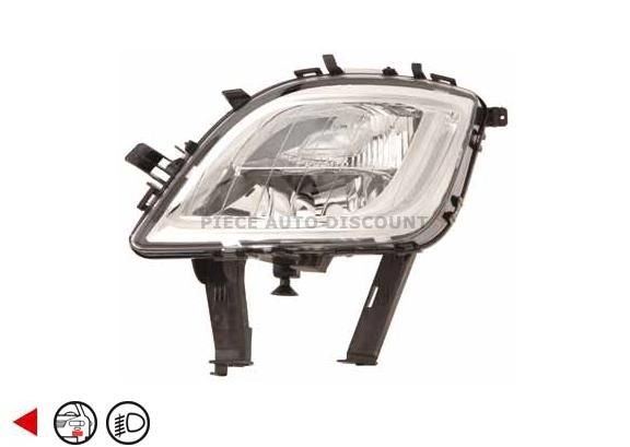 Accéder à la pièce Projecteur anti-brouillard gauche [Chrome]