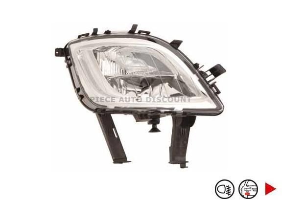 Accéder à la pièce Projecteur anti-brouillard droit [Chrome]