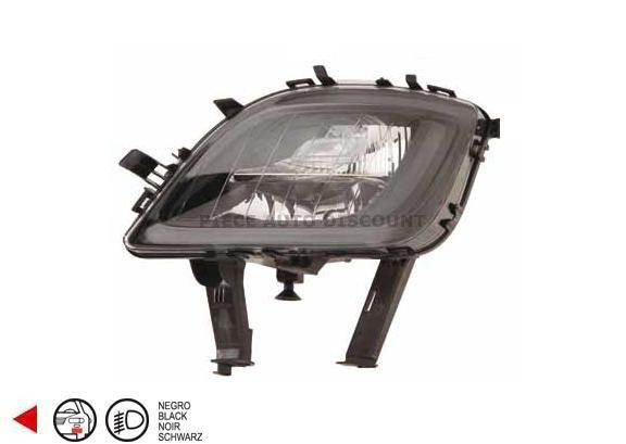 Accéder à la pièce Projecteur anti-brouillard gauche [Noir]