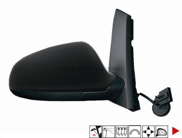 Accéder à la pièce Rétroviseur droit électrique, chauffant, rabattable à peindre