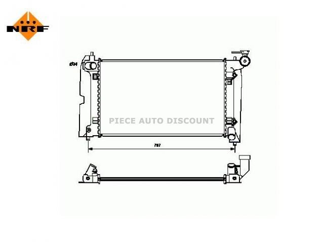 Accéder à la pièce Radiateur 1,6LVVT-i essence bva