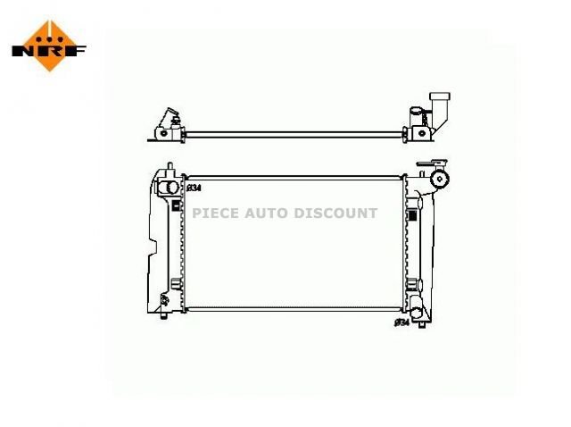 Accéder à la pièce Radiateur 1,4L - 1,6L essence bvm
