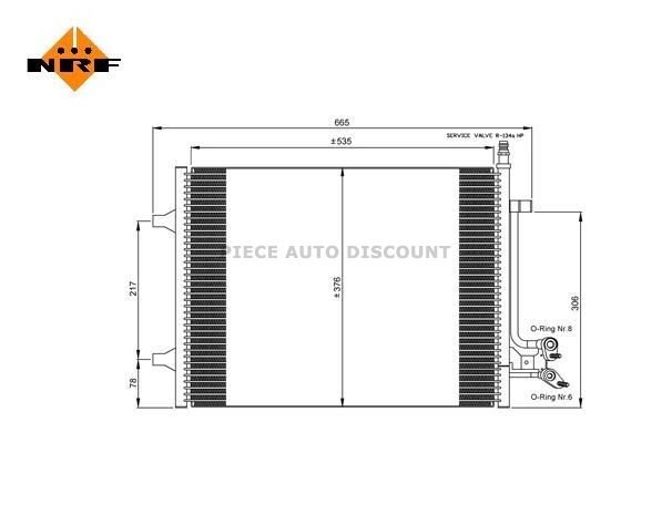 Accéder à la pièce Condenseur de climatisation 1.6L TDci