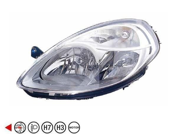 Accéder à la pièce Phare gauche H7+H3