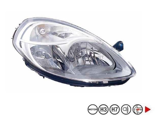 Accéder à la pièce Phare droit H7+H3