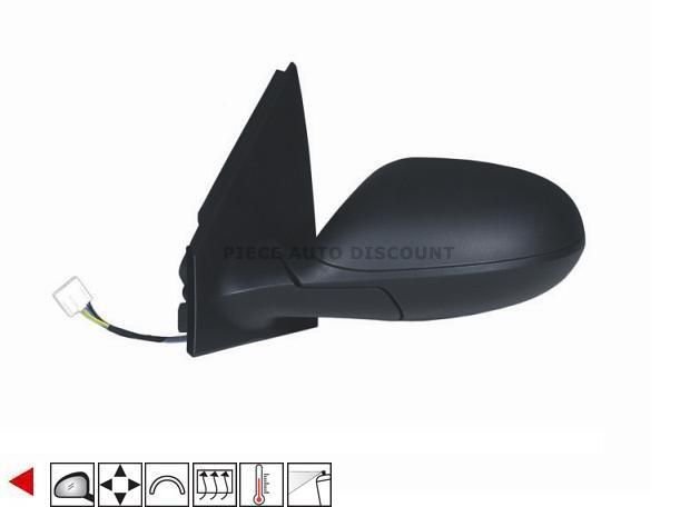 Accéder à la pièce Rétroviseur gauche électrique, chauffant, appreté + sonde (jusqu'à 2010)