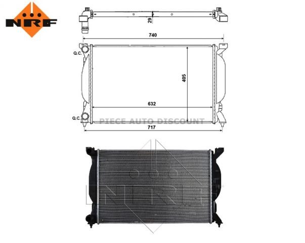 Accéder à la pièce Radiateur 1.6L - 1.8L - 1.8L T - 2.0L - 1.9L Tdi