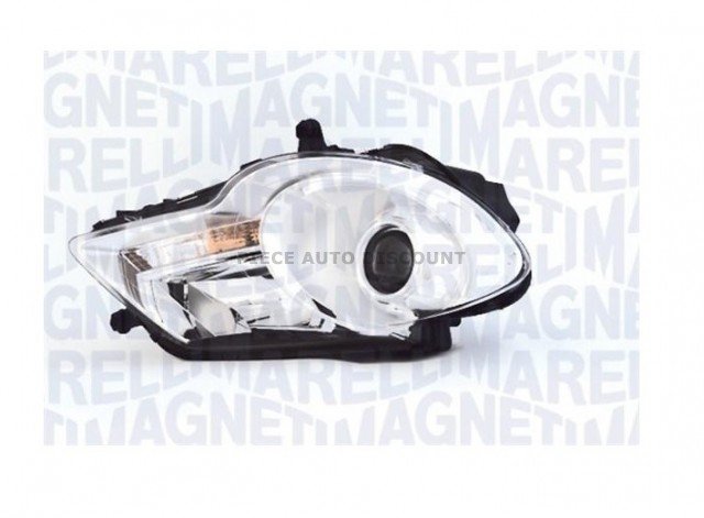 Accéder à la pièce Phare gauche H7+H7  [Chrome] Magneti Mareli
