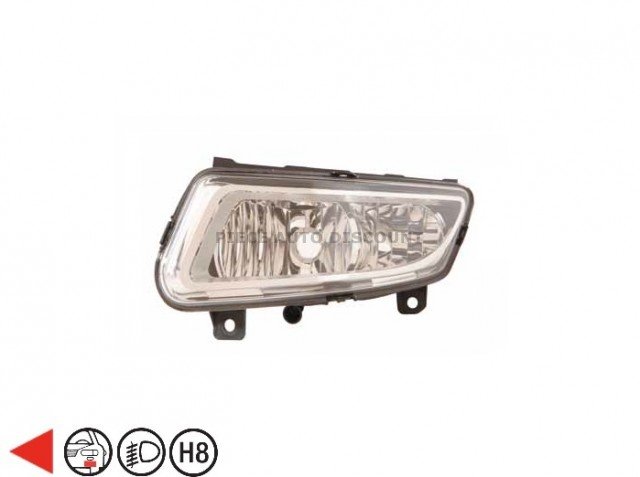 Accéder à la pièce Projecteur anti-brouillard gauche H8