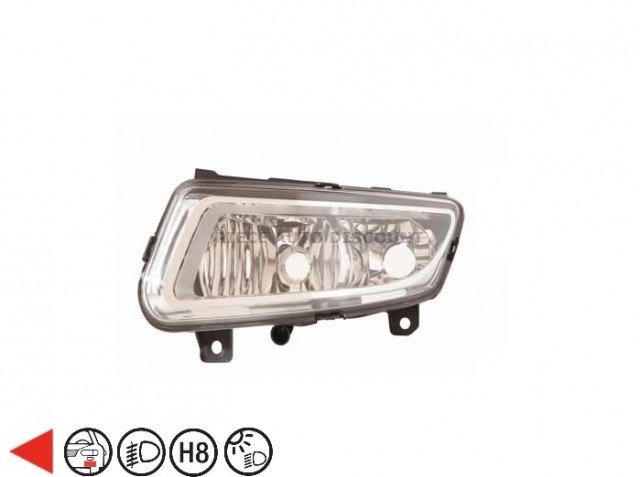 Accéder à la pièce Projecteur anti-brouillard gauche H8 + Feu diurne