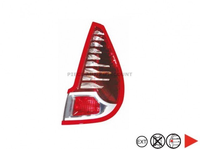 Accéder à la pièce Feu arrière droit [Extérieur]