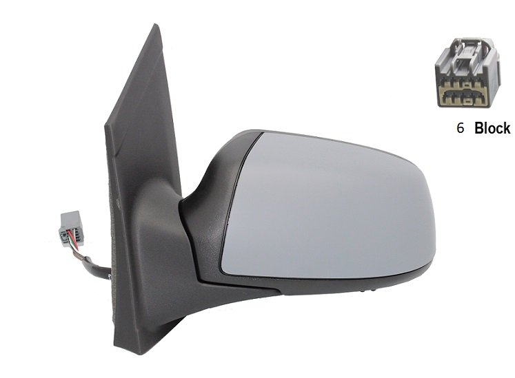 Accéder à la pièce Rétroviseur gauche électrique, chauffant à peindre + courtoisie