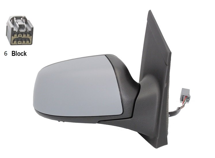 Accéder à la pièce Rétroviseur droit électrique, chauffant à peindre + courtoisie