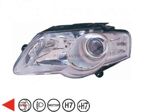 Accéder à la pièce Phare gauche H7+H7