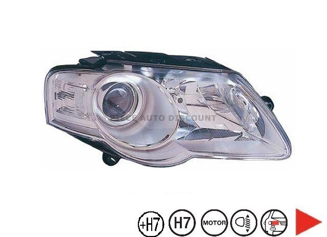 Accéder à la pièce Phare droit H7+H7