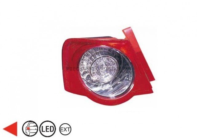 Accéder à la pièce Feu arrière gauche [Extérieur]