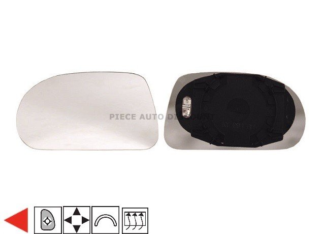 Accéder à la pièce Glace + support rétroviseur gauche chauffant