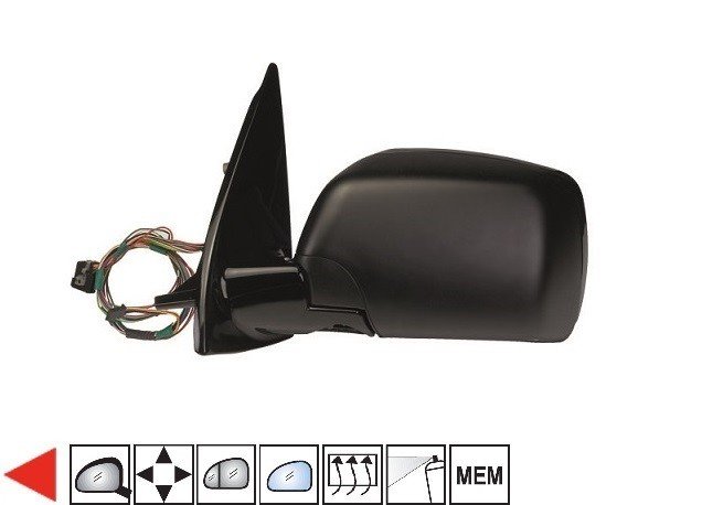 Accéder à la pièce Rétroviseur gauche électrique, chauffant à peindre + mémoire [grand angle] 