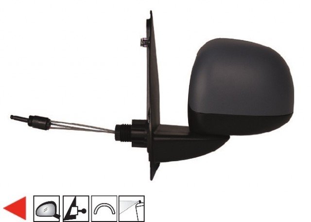 Accéder à la pièce Rétroviseur gauche mécanique à peindre 09->