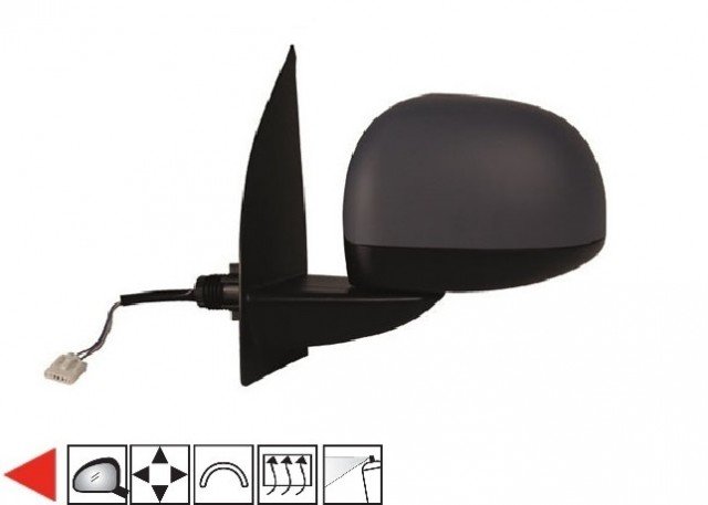 Accéder à la pièce Rétroviseur gauche électrique chauffant à peindre 09->