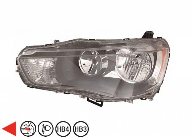 Accéder à la pièce Phare gauche HB4+HB3