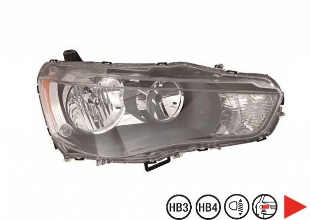 Accéder à la pièce Phare droit HB4+HB3