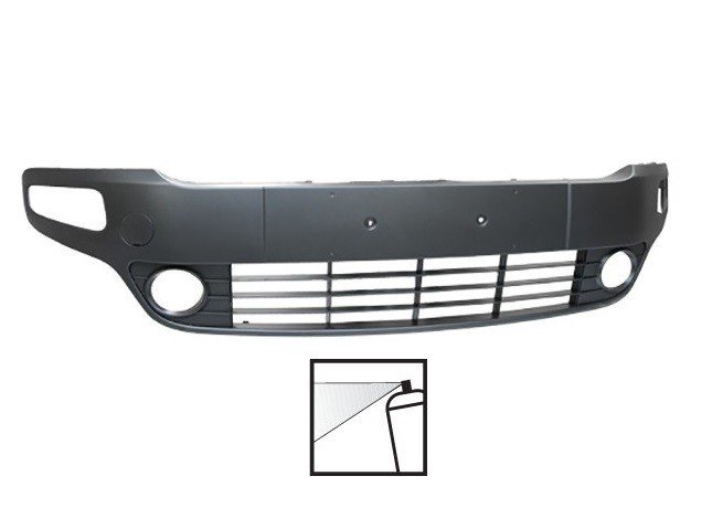 Accéder à la pièce Grille inférieure centrale pare-chocs avant à peindre + AB