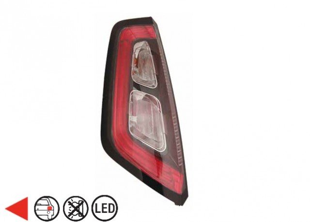 Accéder à la pièce Feu arrière gauche, LED (fumé) (3/5 portes)