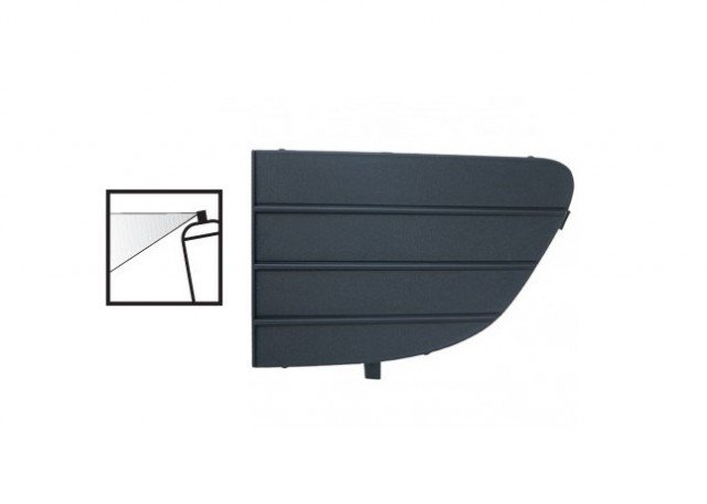 Accéder à la pièce Grille inférieure gauche pare-chocs avant à peindre - AB