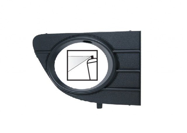 Accéder à la pièce Grille inférieure gauche pare-chocs avant à peindre + AB