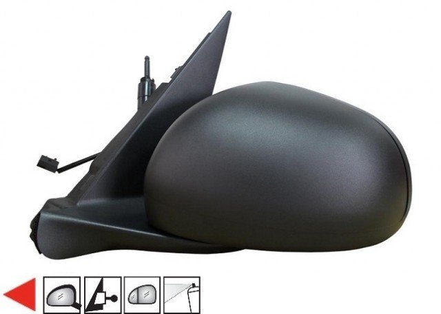 Accéder à la pièce Rétroviseur gauche mécanique à peindre [grand angle]