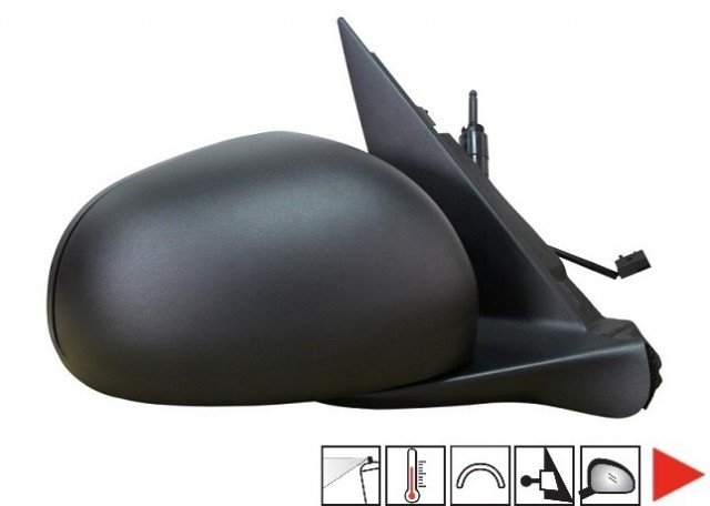 Accéder à la pièce Rétroviseur droit mécanique à peindre + sonde