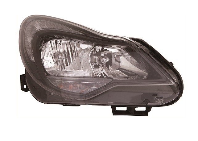 Accéder à la pièce Phare droit H1+H7 + feu de jour [Noir]