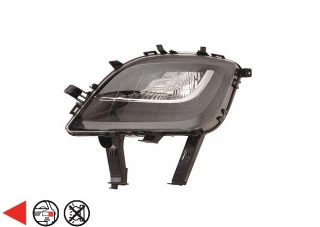 Accéder à la pièce Feu avant gauche noir