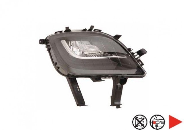 Accéder à la pièce Feu avant droit noir